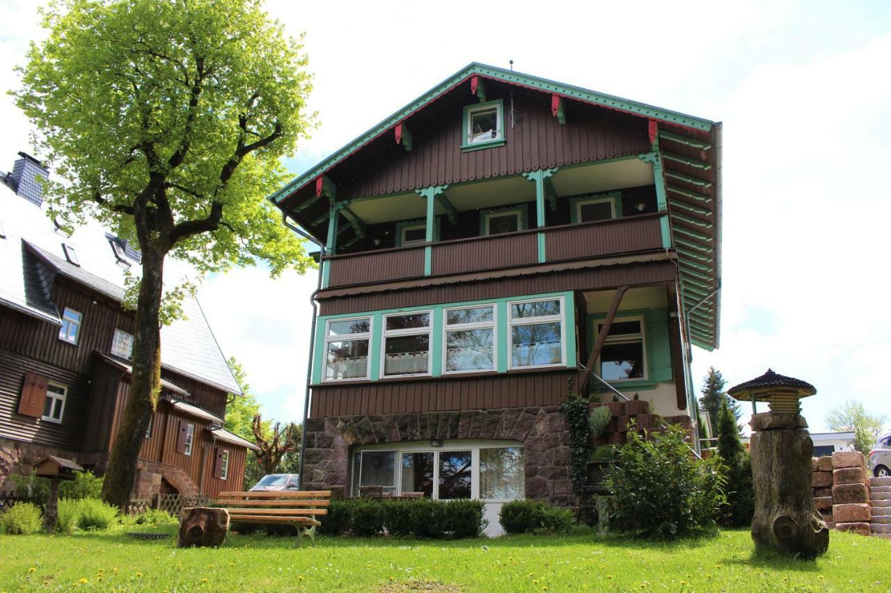 Ferienwohnung Villa Parkblick オーバーホーフ エクステリア 写真